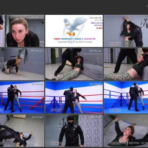 Julia against the belly punching Cyborg.mp4